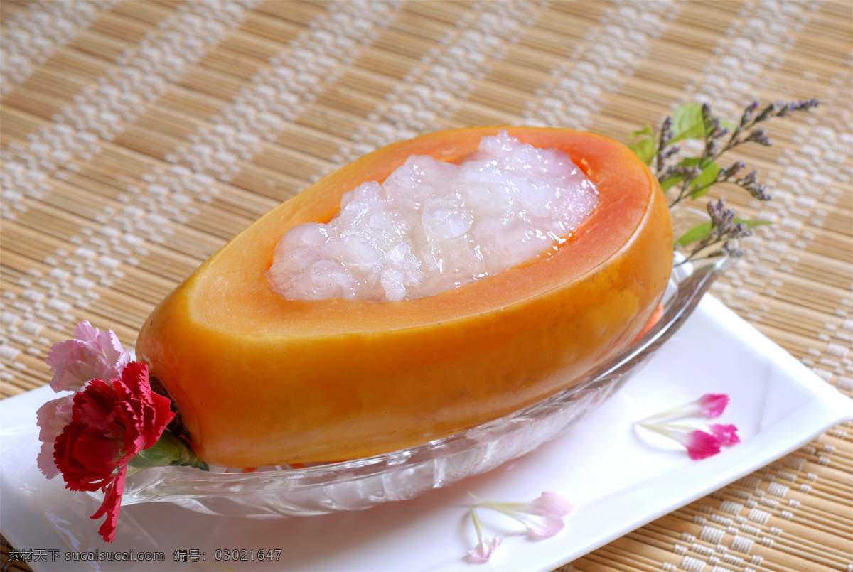 翅 木瓜 炖 雪 蛤 翅木瓜炖雪蛤 美食 传统美食 餐饮美食 高清菜谱用图