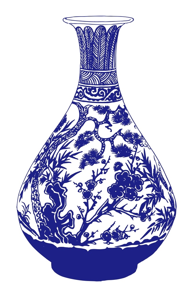 青花瓷图片 青花瓷 青花 青花纹 国粹 青花器 青花瓷器 古典花纹 中式花纹 花纹