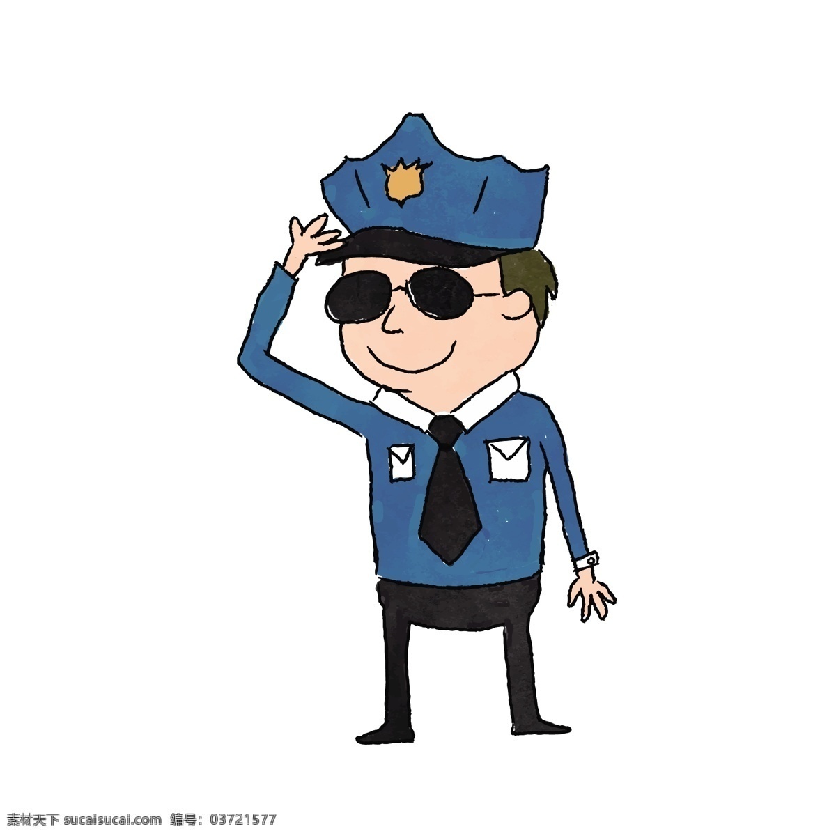可爱 警察 矢量 卡通 卡通手绘 手绘的 卡通职业 职业卡通 可爱的 可爱的警察 五一劳动节