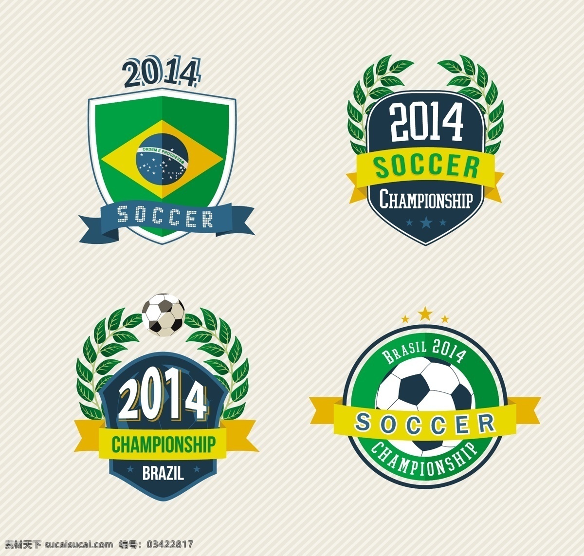 2014 巴西 足球 世界杯 标签 矢量 矢量图 其他矢量图