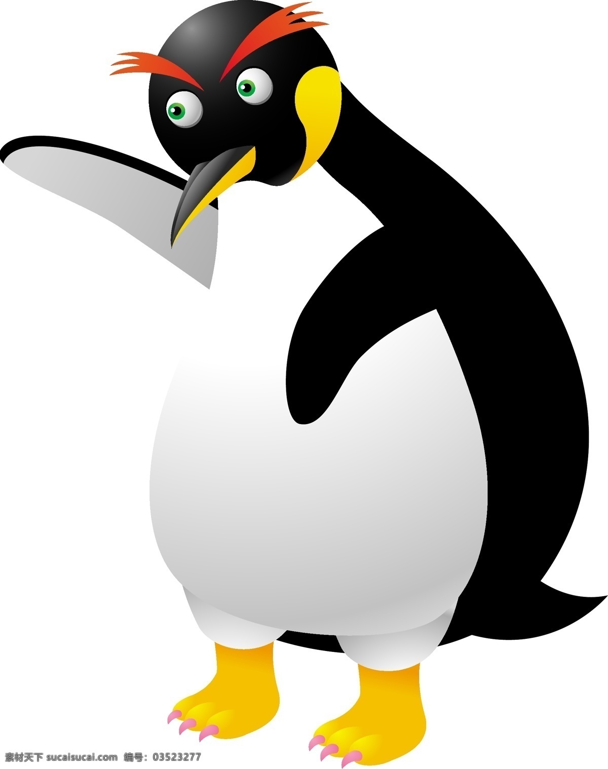 企鹅免费下载 动物 南极 企鹅 矢量图 其他矢量图