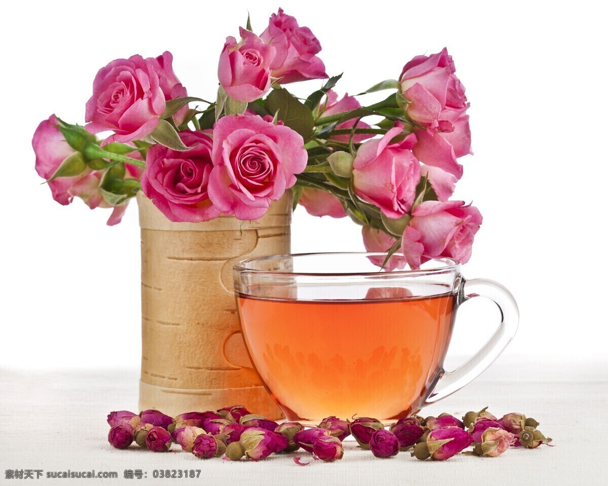 玫瑰花茶 玫瑰花 茶 玫瑰 花茶 玫瑰茶 料理 餐饮美食 茶水 饮料酒水