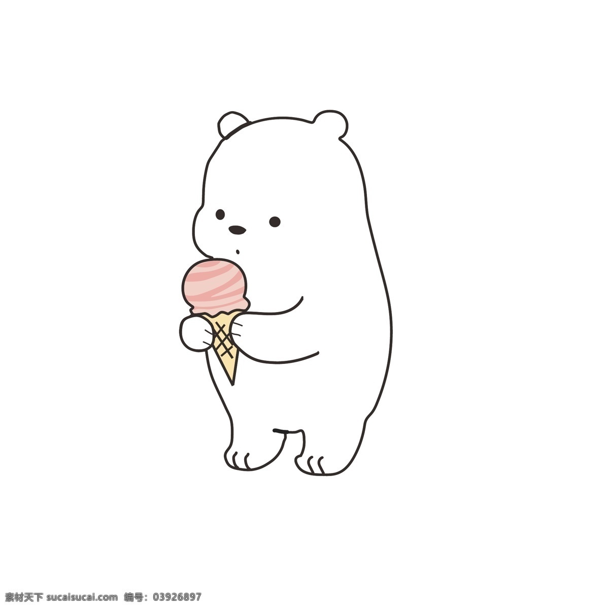 百日 宴 生日 手绘 可爱 小白 熊 小白熊 表情包 百日宴素材 生日宴素材 白色小熊可爱
