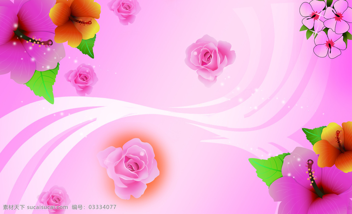 粉色 玫瑰 花朵 移门 装饰画
