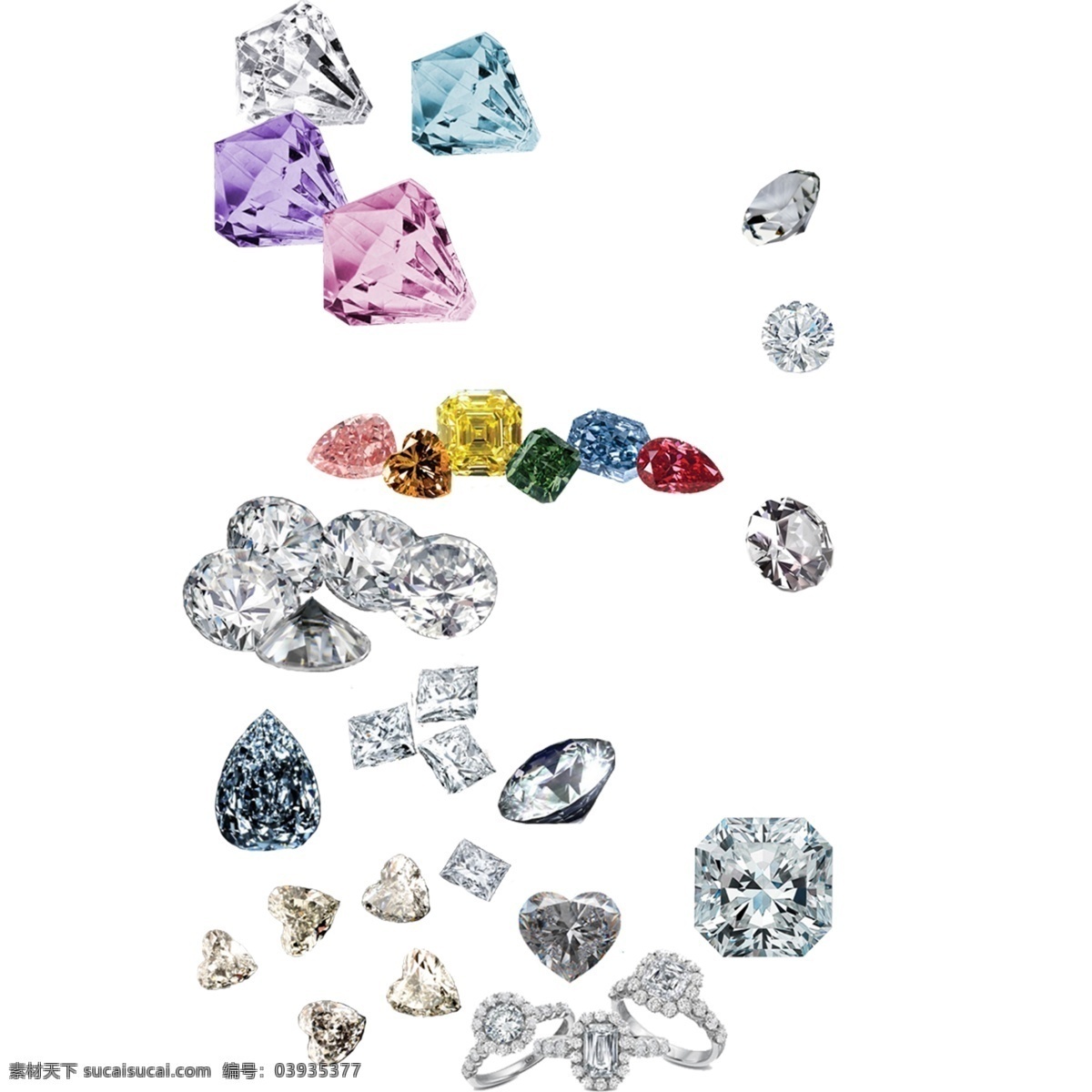 钻石素材 钻石 钻石图片 钻石图片大全 蓝钻 粉钻 黄钻 钻石图片素材 分层
