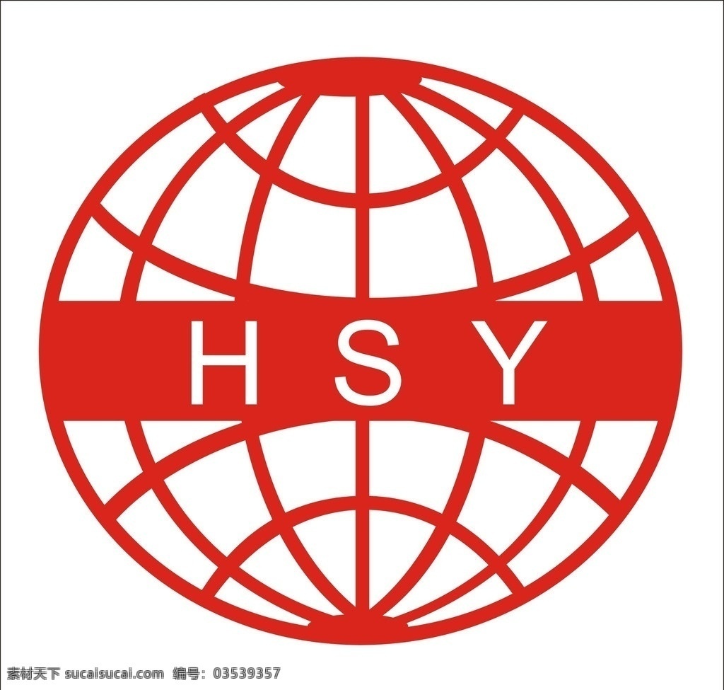 地球标志 地球 圆 标志 球 hsy 企业 logo 标识标志图标 矢量