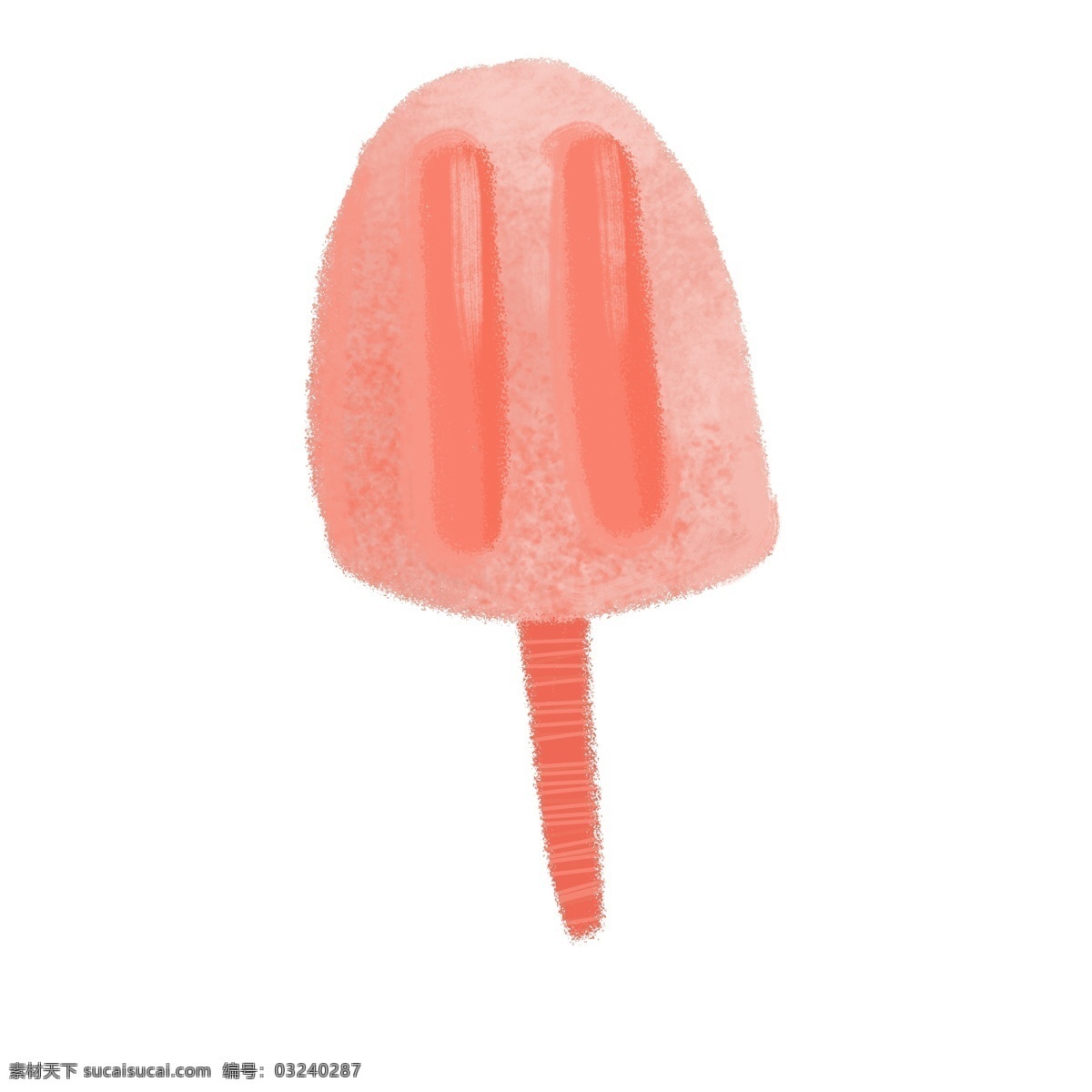 零食 甜品 粉色 冰棒 冰棍 可爱