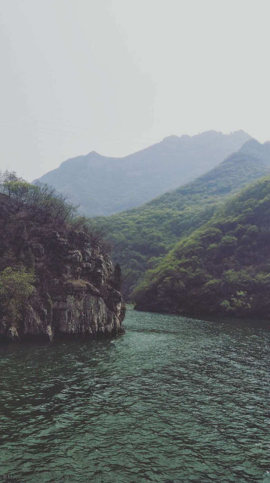 山水 青天河 雾中山水 青山 碧水 旅游摄影 国内旅游