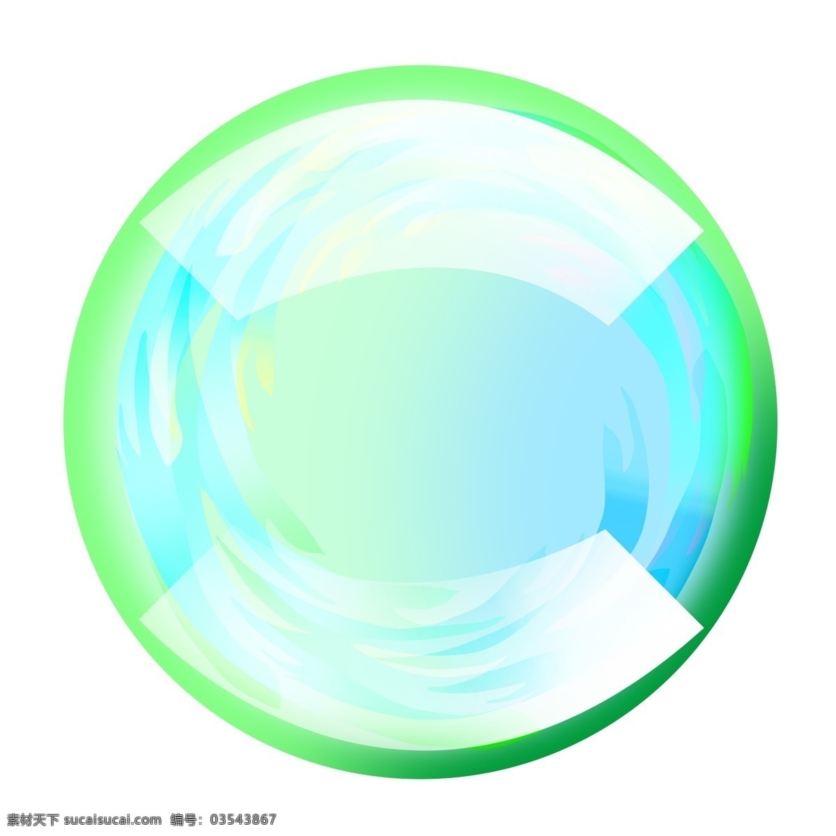 玻璃球 透明 气泡 插画 渐变绿色气泡 透明气泡 透明玻璃球 球体 彩色玻璃 彩色玻璃球