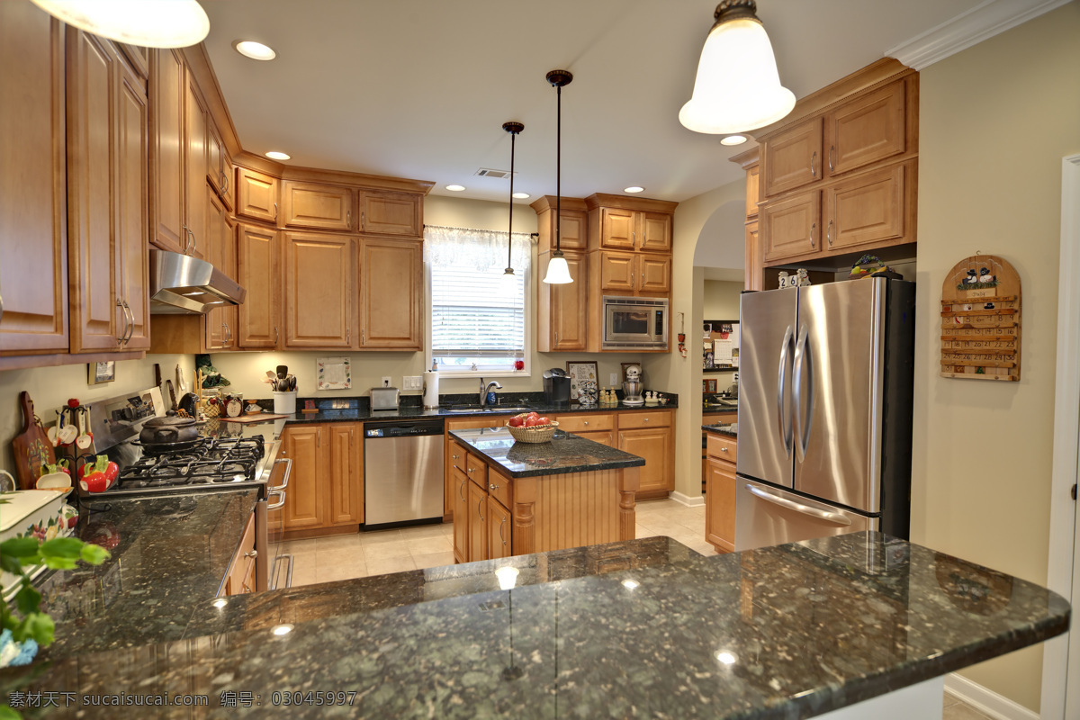 木制 整体厨房 厨房 装修 装饰 室内设计 厨房设计 敞开式厨房 现代厨房设计 环境家居