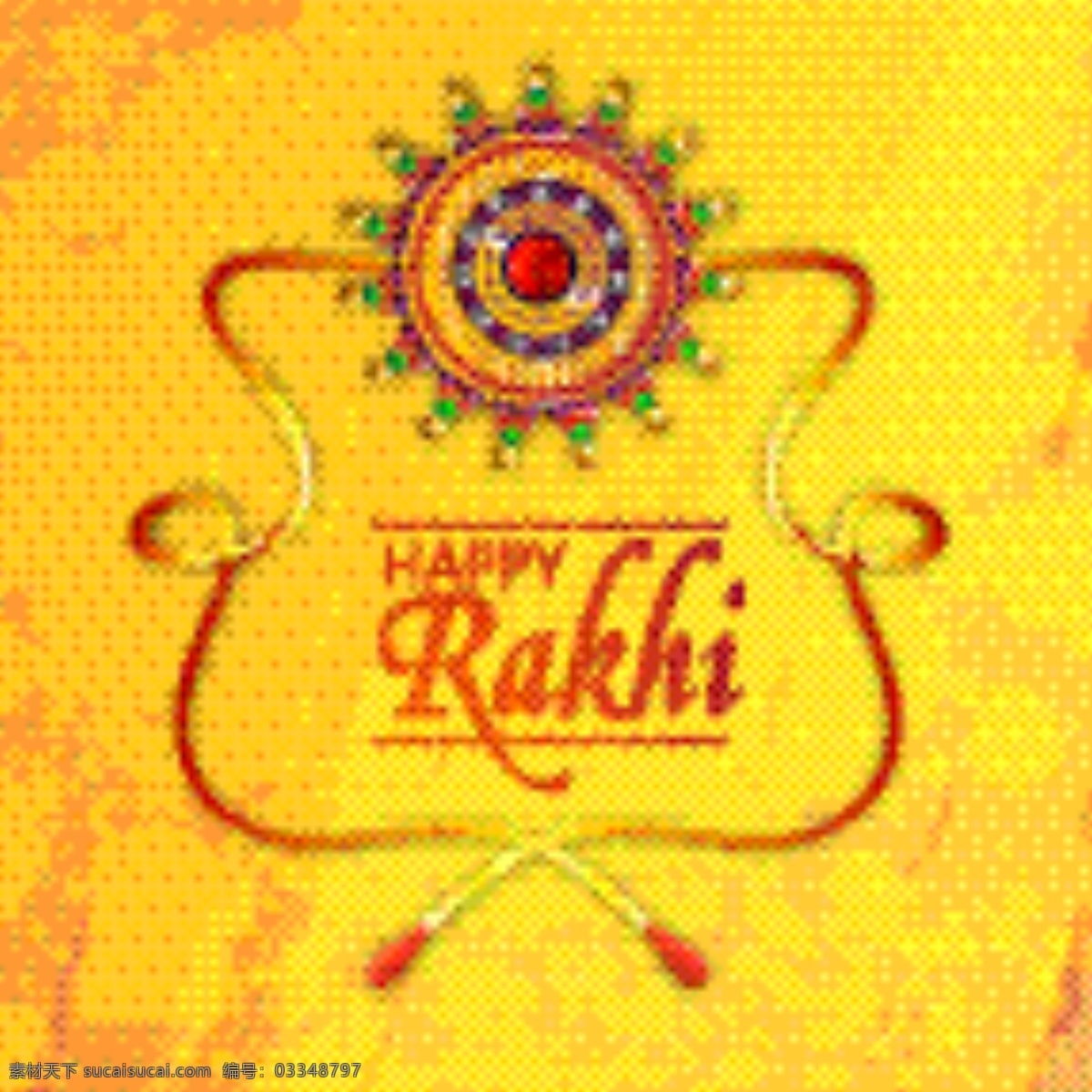 raksha bandhan 贺卡 上 饰 黄色 背景 创意 rakhi 旗帜 抽象背景 传单 海报 抽象 卡片 图案 旗帜背景 庆祝 假日 印度 宗教 文化 传统 创意背景 问候 关系