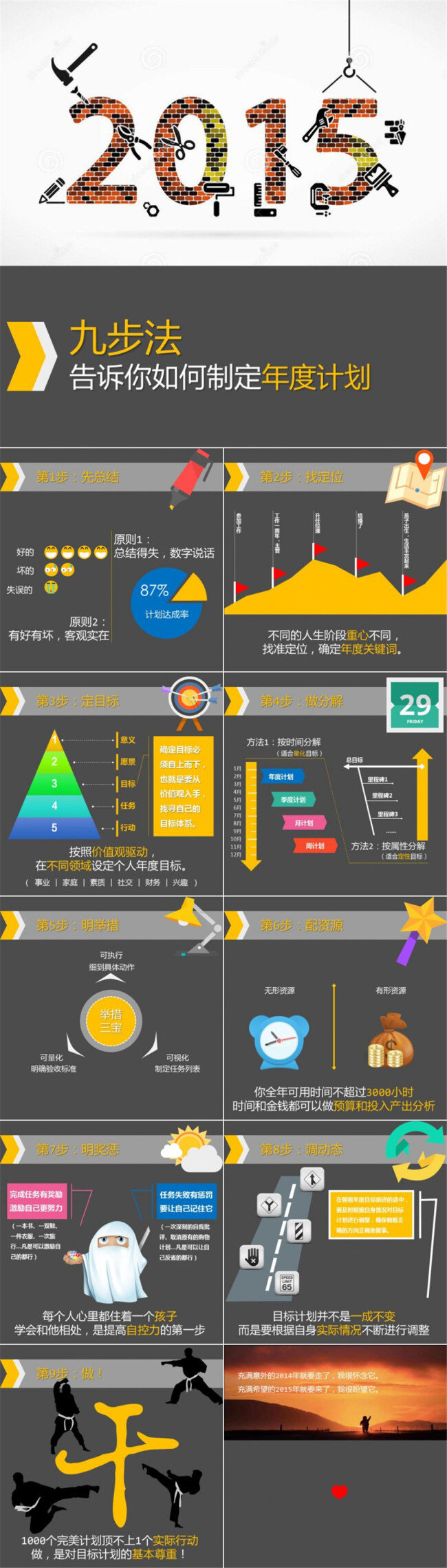 年度 工作计划 制作 技巧 模板 总结 报告 总结汇报 公司介绍 项目融资 商务ppt 商务模板 商务 总结报告