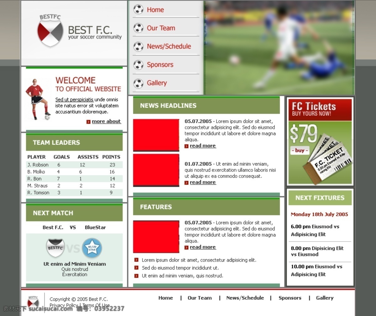 现代 运动 健身 网页 网站 模板 网页网站 模板设计 web 界面设计 英文模板 白色