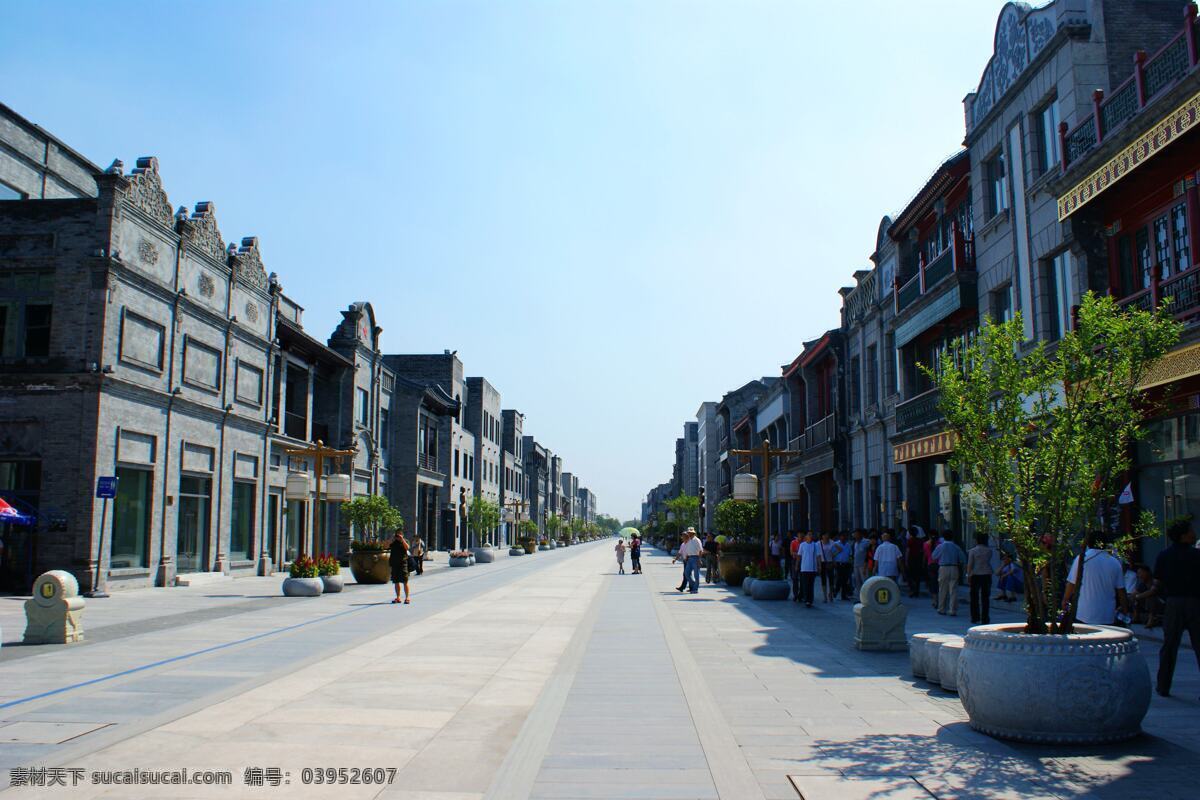 前门步行街 前门 前门大栅栏 街景 建筑 街道 北京风光 北京景点 建筑摄影 建筑园林