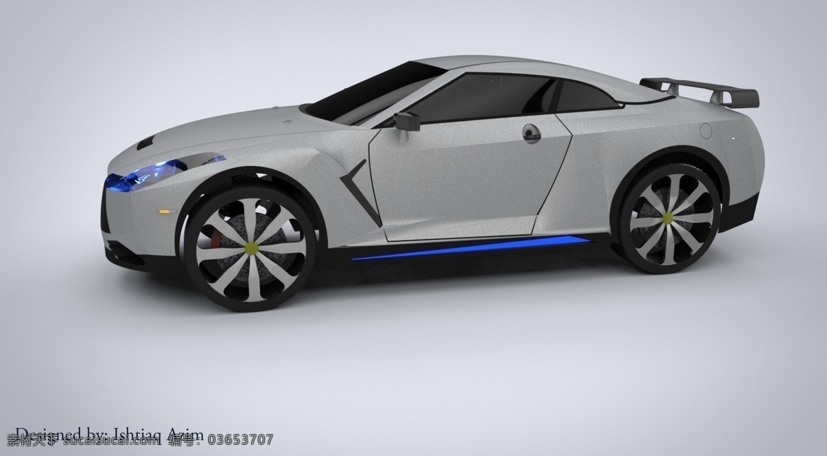 日产 尼桑 燃气轮机 r 汽车 3d模型素材 其他3d模型