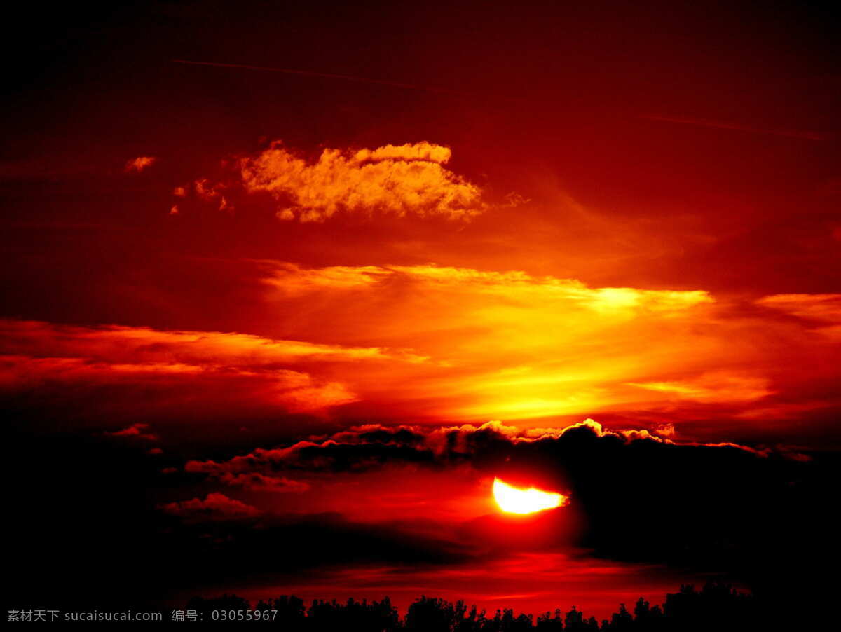 日出 日落 太阳 消防 天空 红色 自然景观 自然风景
