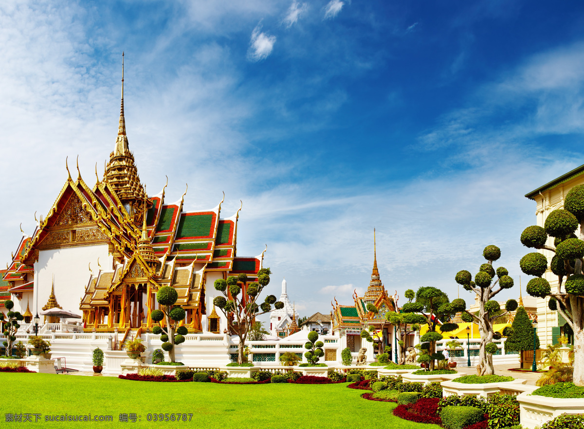 泰国风景 人文地理 泰国 旅游摄影 自然风景 蓝天白云 寺庙 自然风光 国外旅游