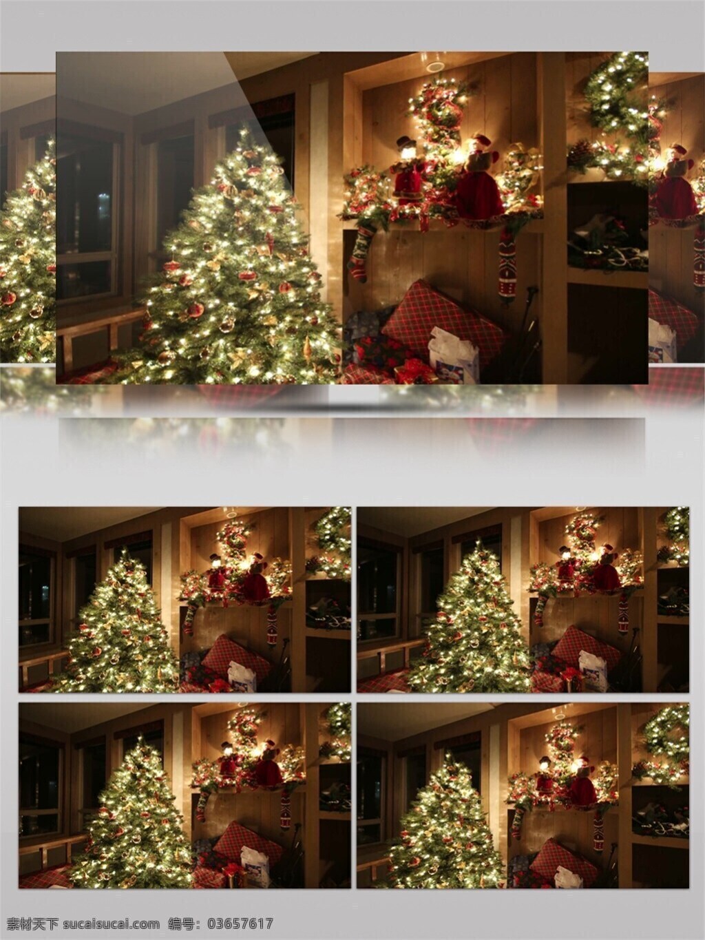 金色 圣诞树 圣诞节 视频 发光圣诞树 节日壁纸 节日 特效 平安夜礼物 圣诞节庆祝
