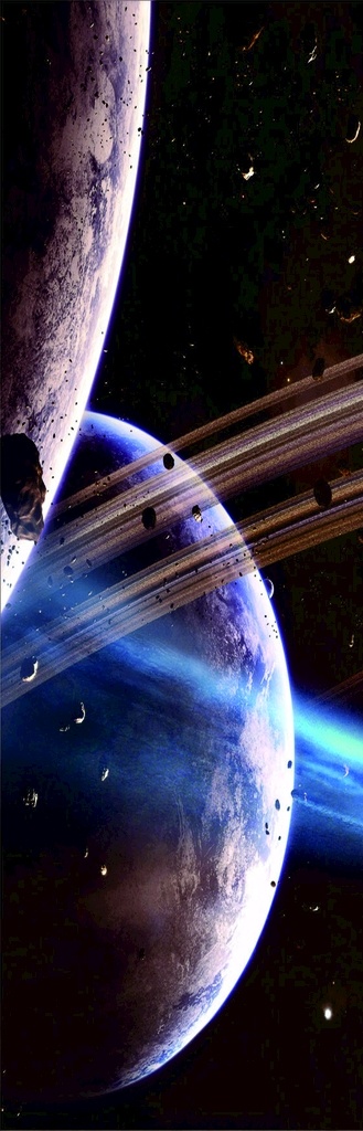 地球海报 银河海报 宇宙 地球景观 星球 小行星