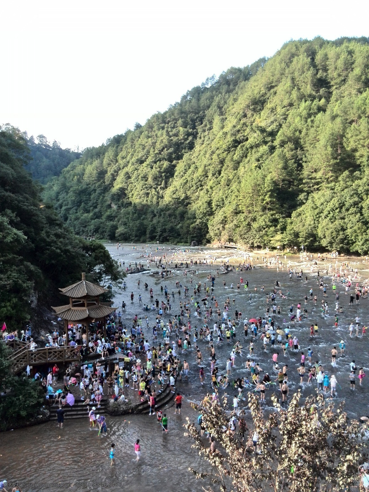 白水洋 玩水 人物 平南 福建 中国 山水风景 自然景观