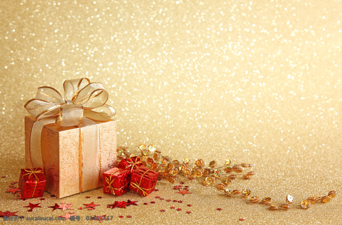 礼盒摄影素材 礼物 礼品 圣诞节 包装 节日素材 底纹背景 节日庆典 生活百科 黄色