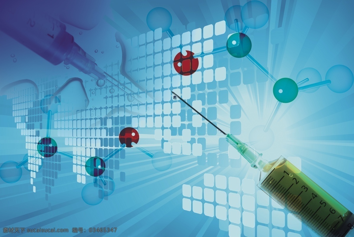 化学素材 物理素材 化学海报 针管 医学海报 医学素材 设计素材 科技素材 蓝色点缀 蓝色素材 展板模板