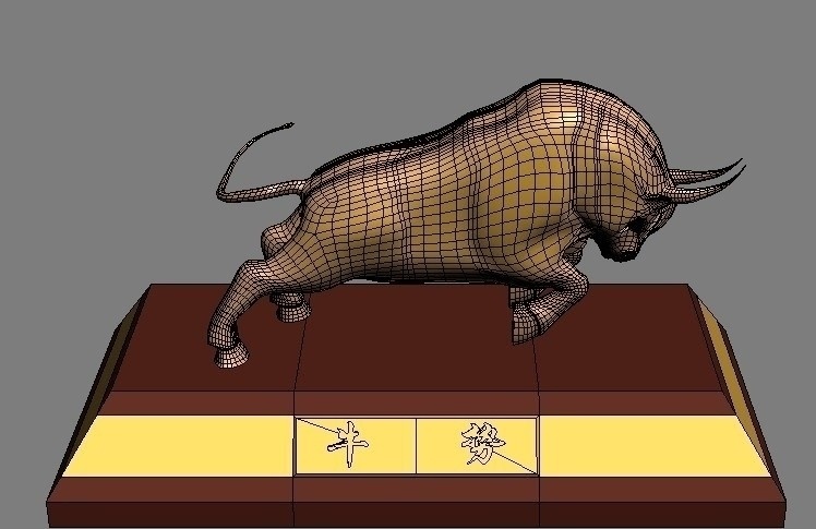 牛势 牛模型 3d max牛模型 其他模型 3d设计模型 源文件 max