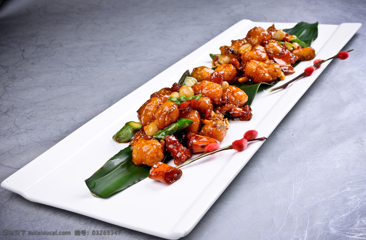 宫爆银鳕鱼 美食 传统美食 餐饮美食 高清菜谱用图