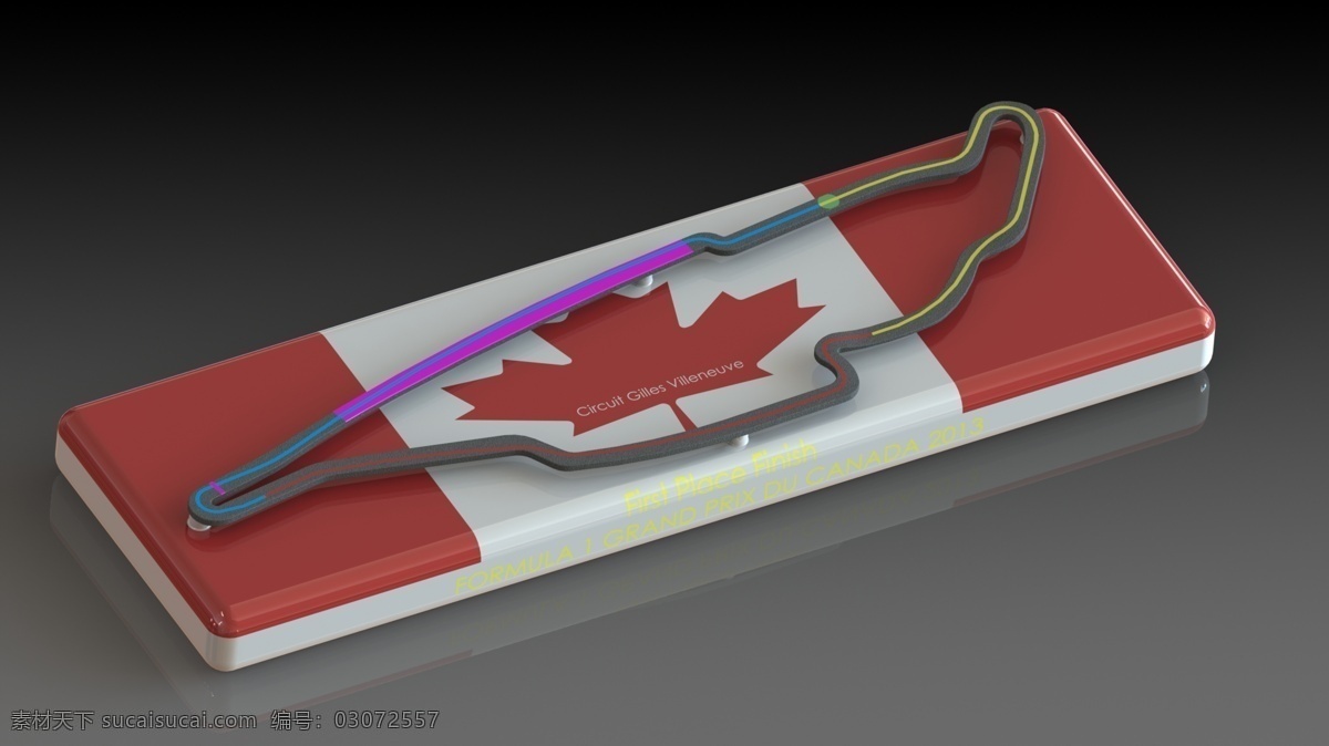 加拿大 大奖赛 2013 座 冠军 奖杯 f1 步骤 gp iges 公式 solidworks