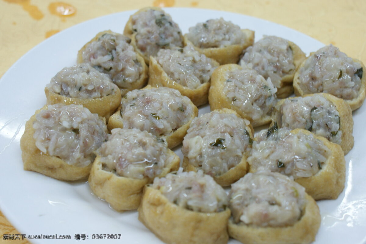 酿糯米豆腐 糯米酿豆腐 酿豆腐 豆腐 酿糯米 热菜 传统美食 餐饮美食