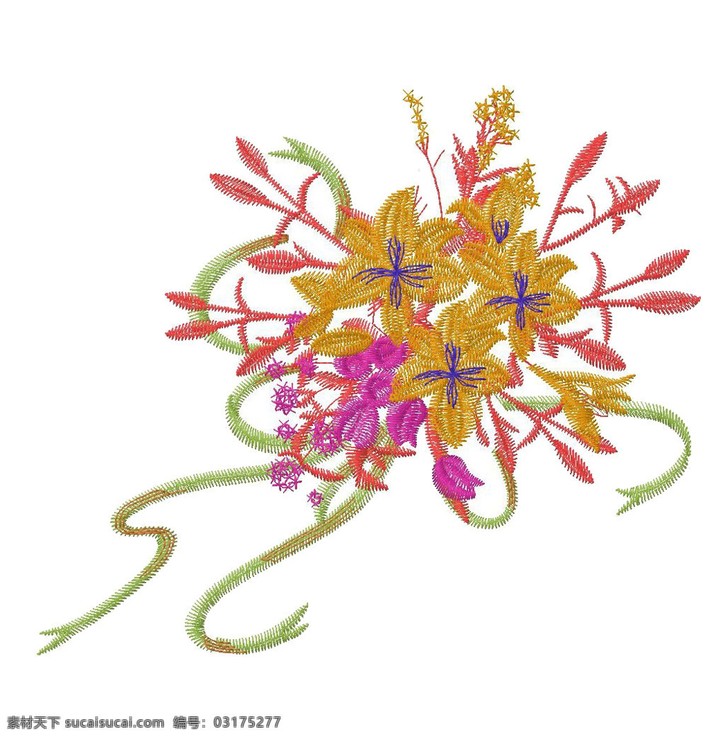 绣花免费下载 服装图案 高清 花朵 绣花 植物图案 面料图库 服装设计 图案花型