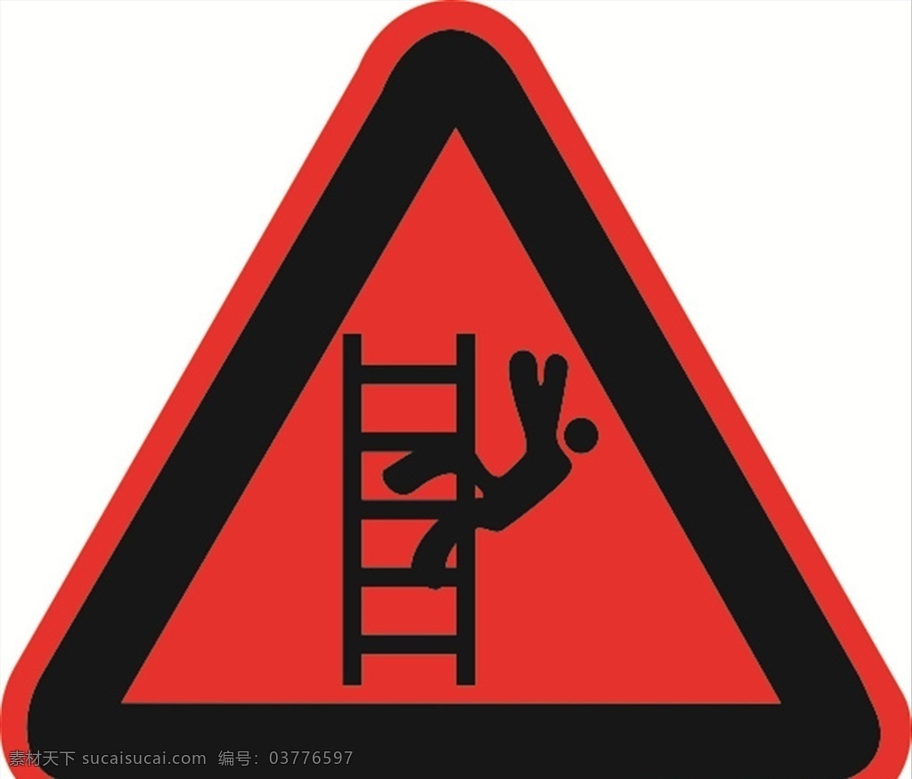禁止攀爬 禁止标示 提醒牌子 严禁攀爬牌 标识牌 危险提醒标识 红色提示牌 警示牌