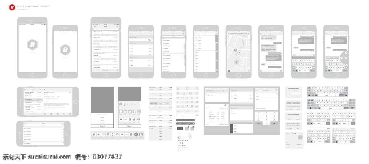 矢量 线 框图 界面 免费 iphone 黑白 手机 矢量图 现代科技