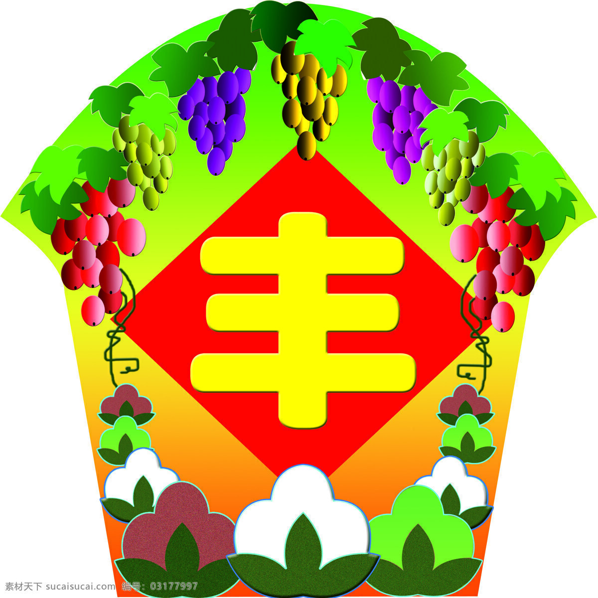 庆丰收 道具 包装 设计图库