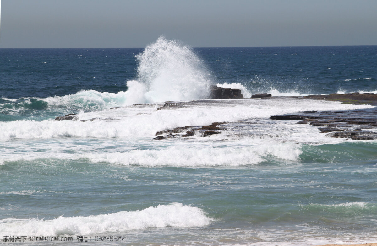 海滩 风光图片 澳大利亚 大海 国外旅游 海浪 海滩风光 礁石 旅游摄影 滩 psd源文件