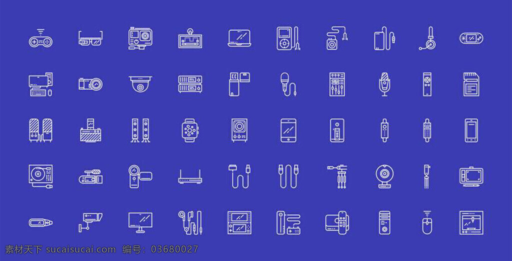 枚 科技 设备 图标 sketch 音响 手表 麦克风 mp3 游戏机 数据线