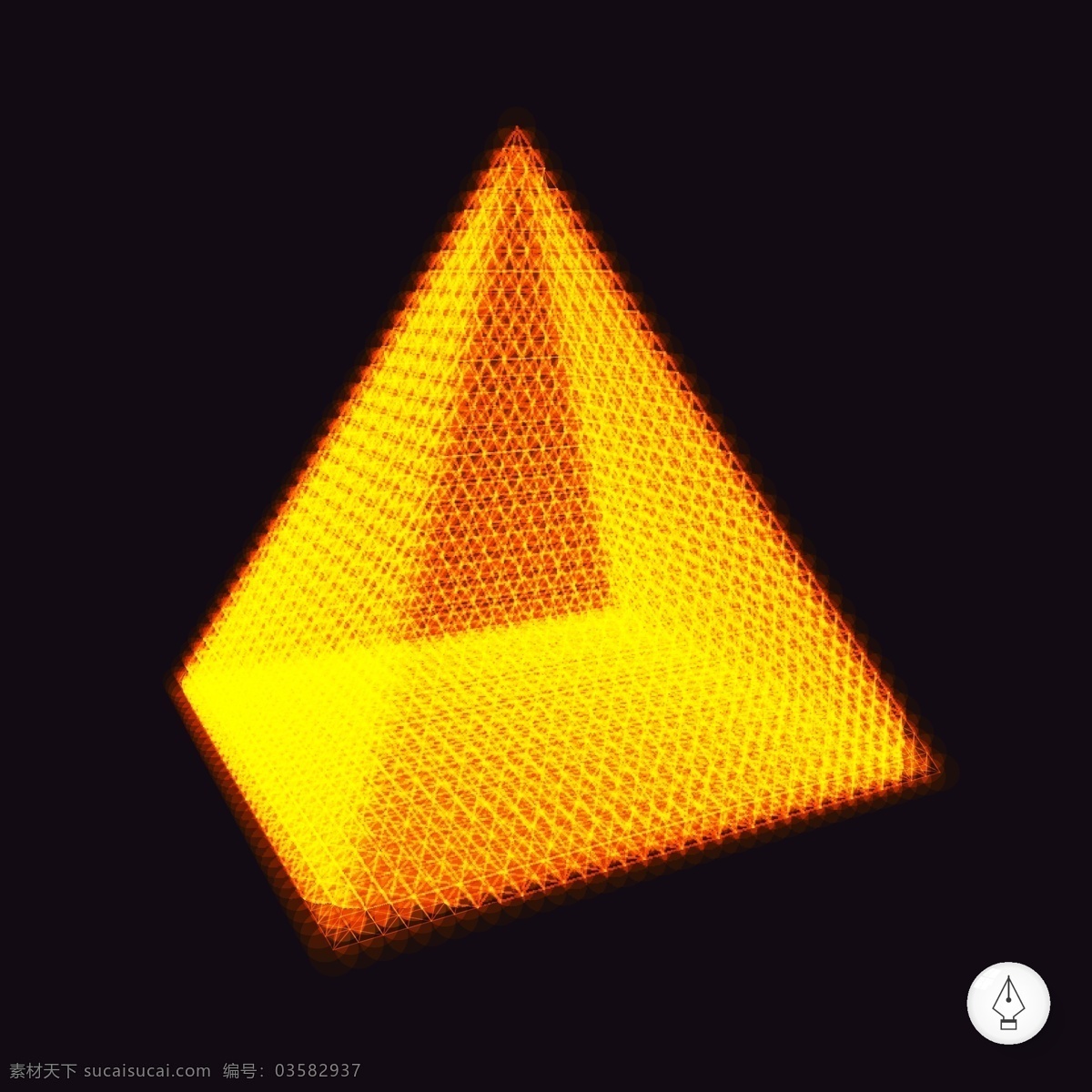 金色 金字塔 商务 信息 图表 矢量 科技彩色 三角形 3d 立体信息图表 图形ppt 图表信息 标签演示图形 黑色