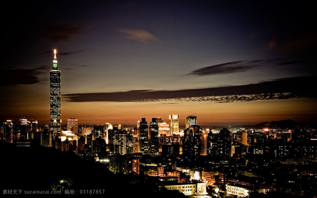 城市 风光 夜景 高楼大厦 国际化 建筑 蓝色 平面设计素材 夕阳 夜光 风景 生活 旅游餐饮