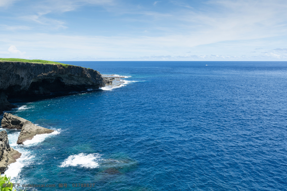 海岸线 海岛 大海 海滩 礁石 浪花 海浪 海水 海景 海天一色 海天一线 自然景观 自然风景