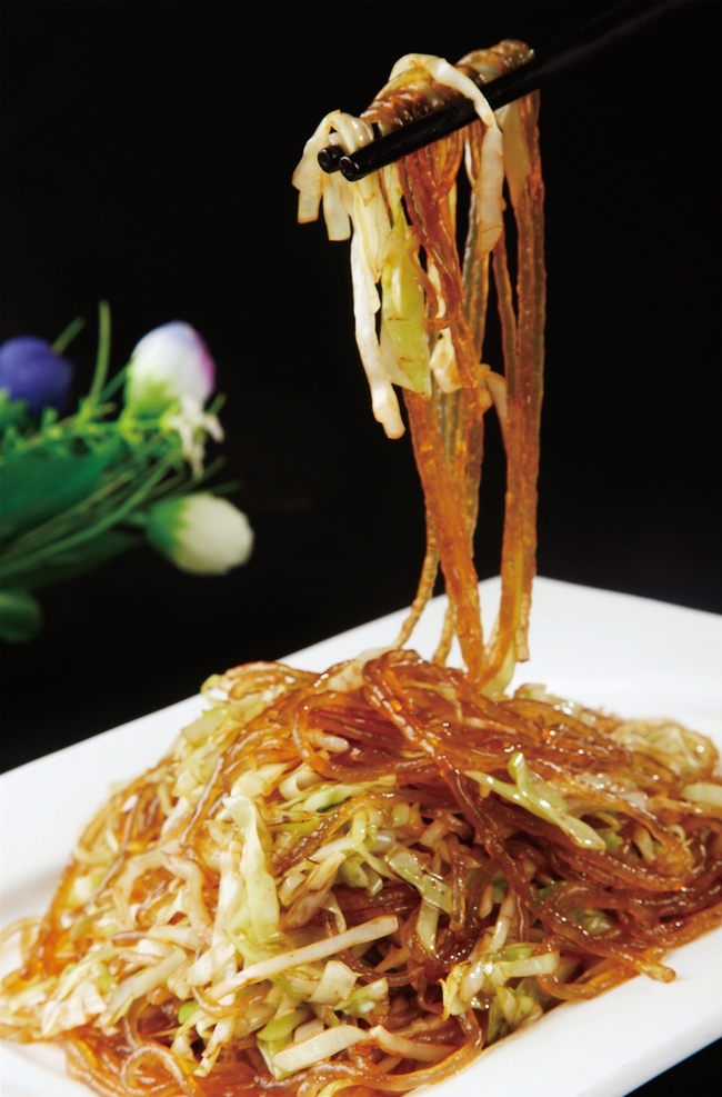 灰子白炒粉条 美食 传统美食 餐饮美食 高清菜谱用图