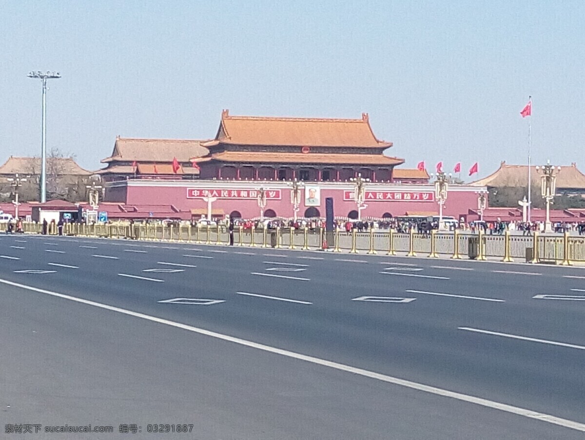 天安门 北京 广场 国旗 古都 旅游摄影 国内旅游