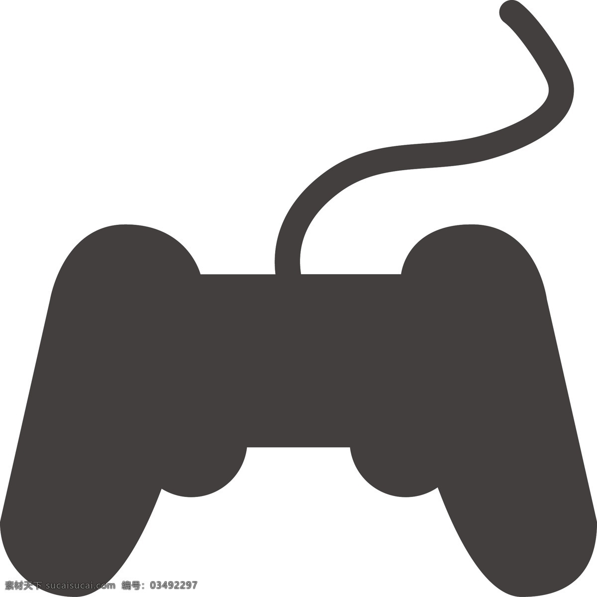 游戏 控制器 符号 图标 白色