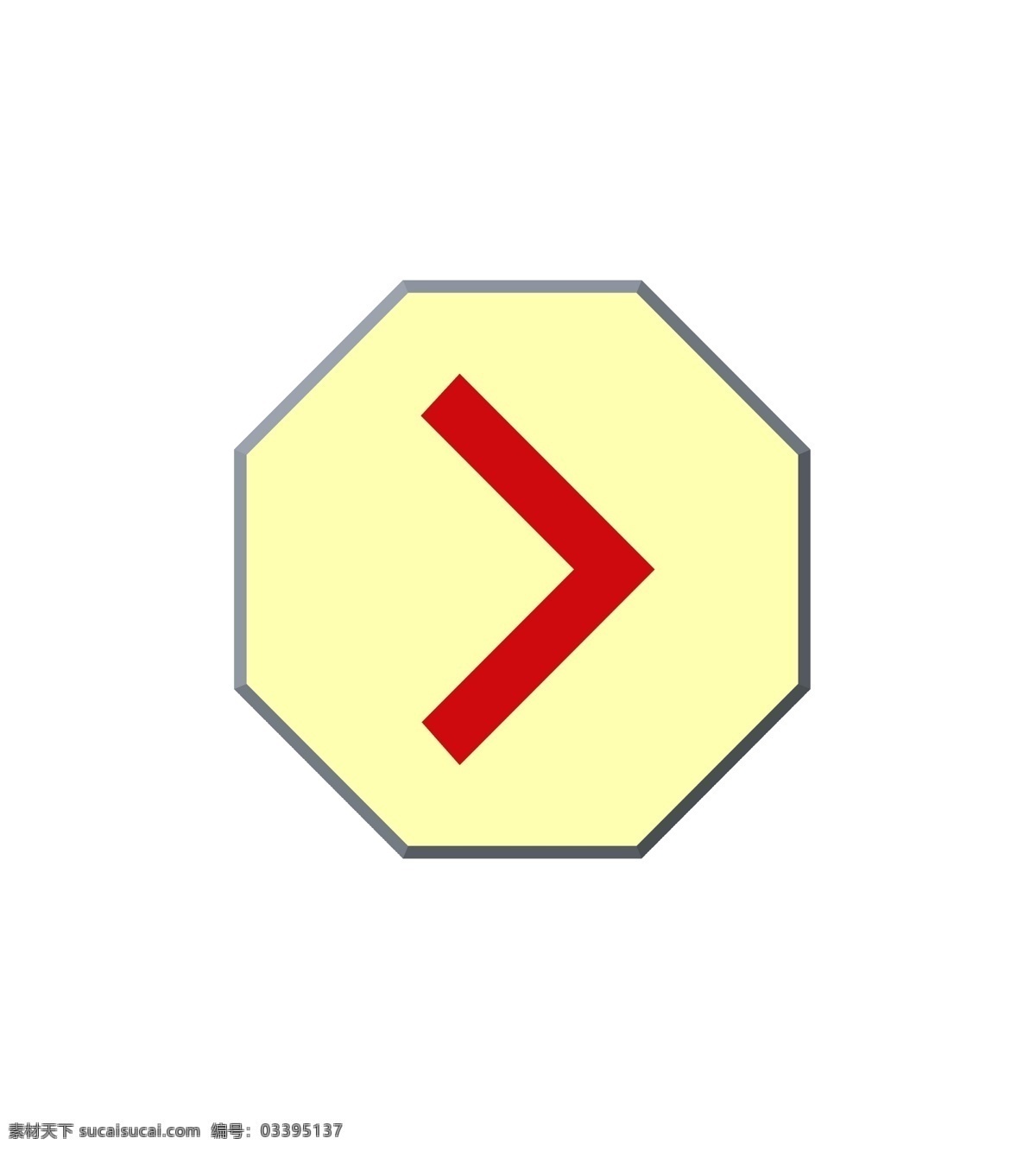 向左拐弯 路标 图标 小 元素 矢量 交通 黑色框 黄色底 红色标识 标志性 png免扣