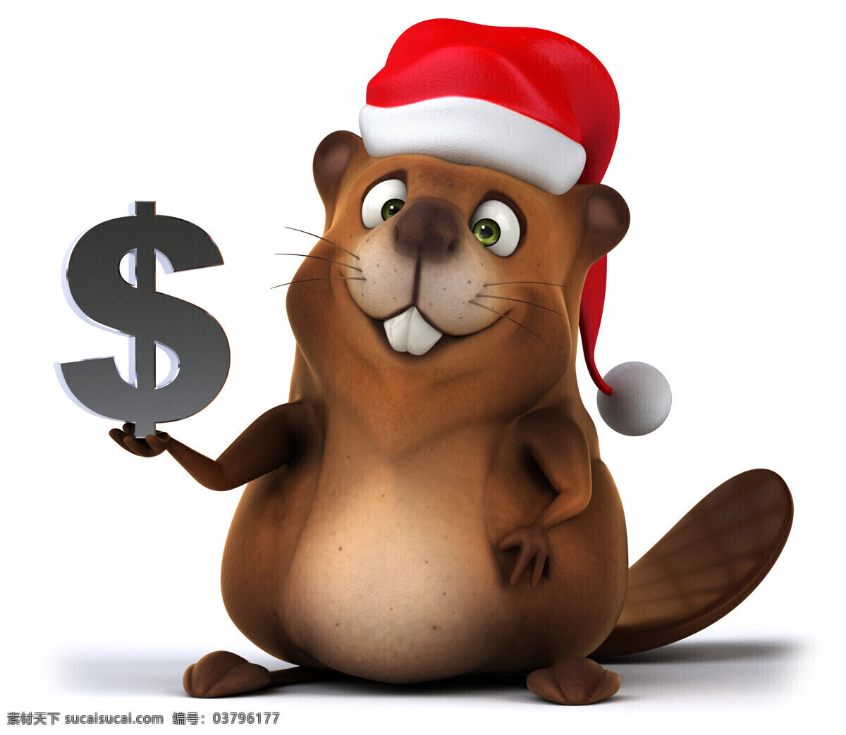 货币 符号 小 松鼠 圣诞动物 圣诞帽 圣诞节 卡通动物 小松鼠 货币符号 节日庆典 生活百科