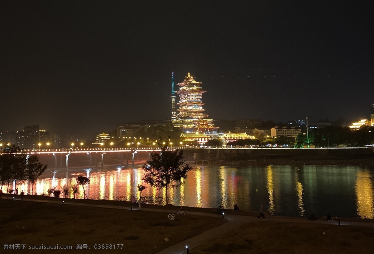 越王 楼 夜景 绵阳越王楼 越王楼夜景 四川 绵阳 越王楼 风景 四川风景 国内旅游 旅游摄影 自然景观 建筑景观