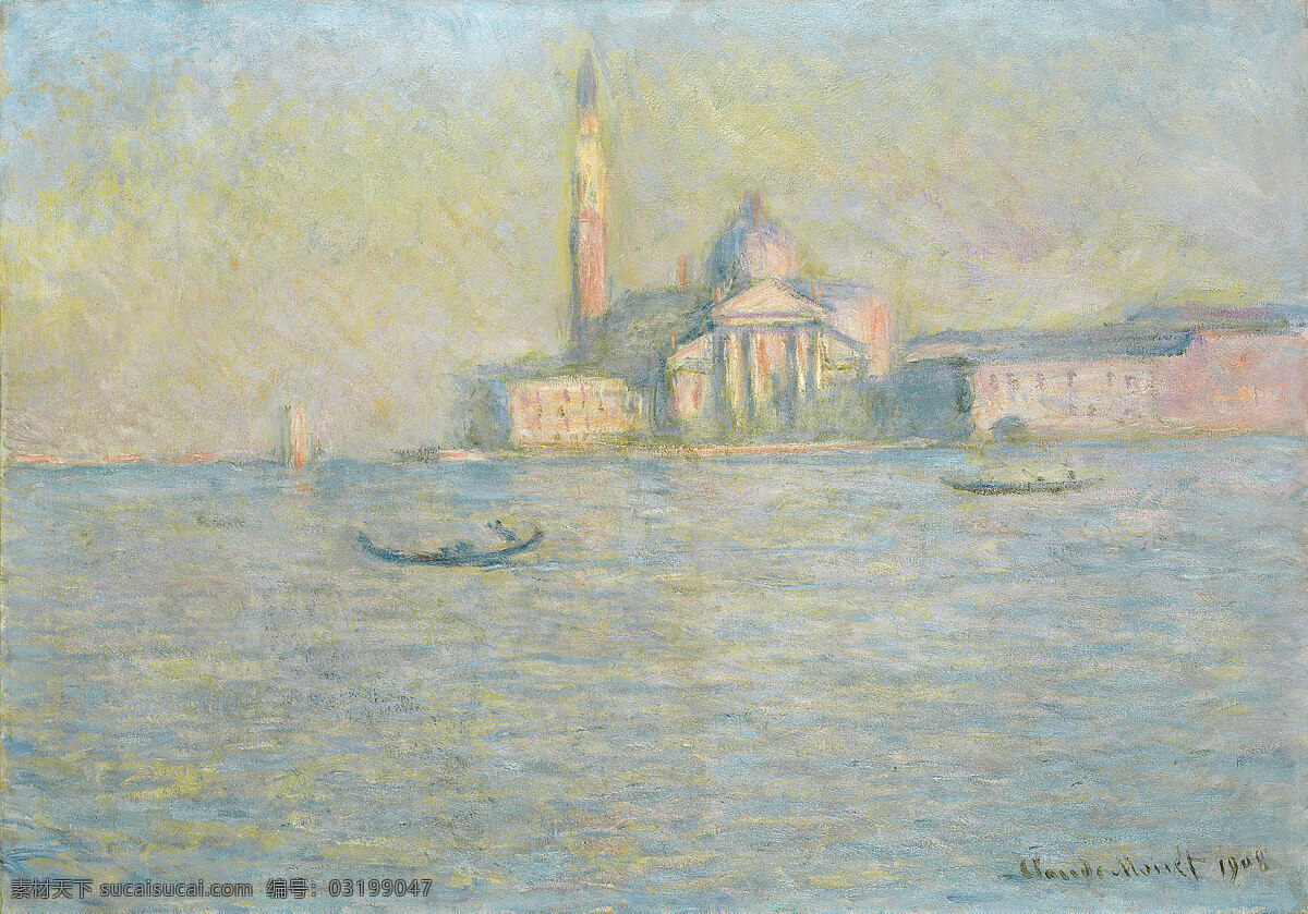 monet 风景 油画 装饰画 1908 法国 画家 克劳德 maggiore giorggio san 莫 奈 oscar claude 印象派 风景画 静物 装饰素材