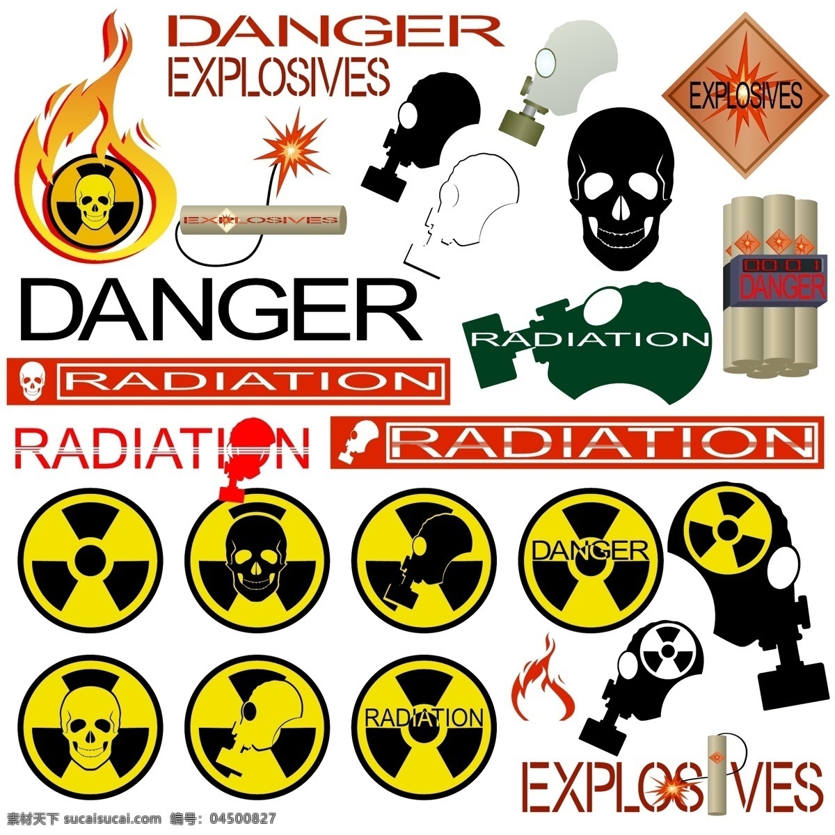 危险品 标签 贴纸 模板下载 火焰 骷髅头 有毒 毒气 警示 图标 危险图标 图标设计 矢量图标 公共标志 标志图标 矢量素材 白色