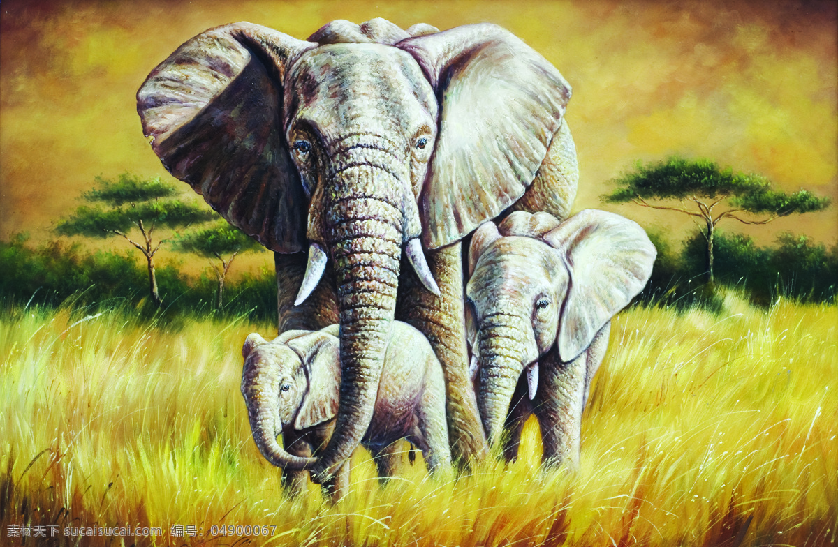 大象 油画 名画 艺术 绘画 文化艺术 艺术品 世界名画 书画文字