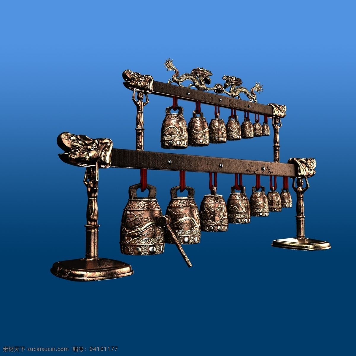 编钟 古典 分层 源文件 中国风 传统 乐器 金属 中国文化 奇迹 稀世珍宝