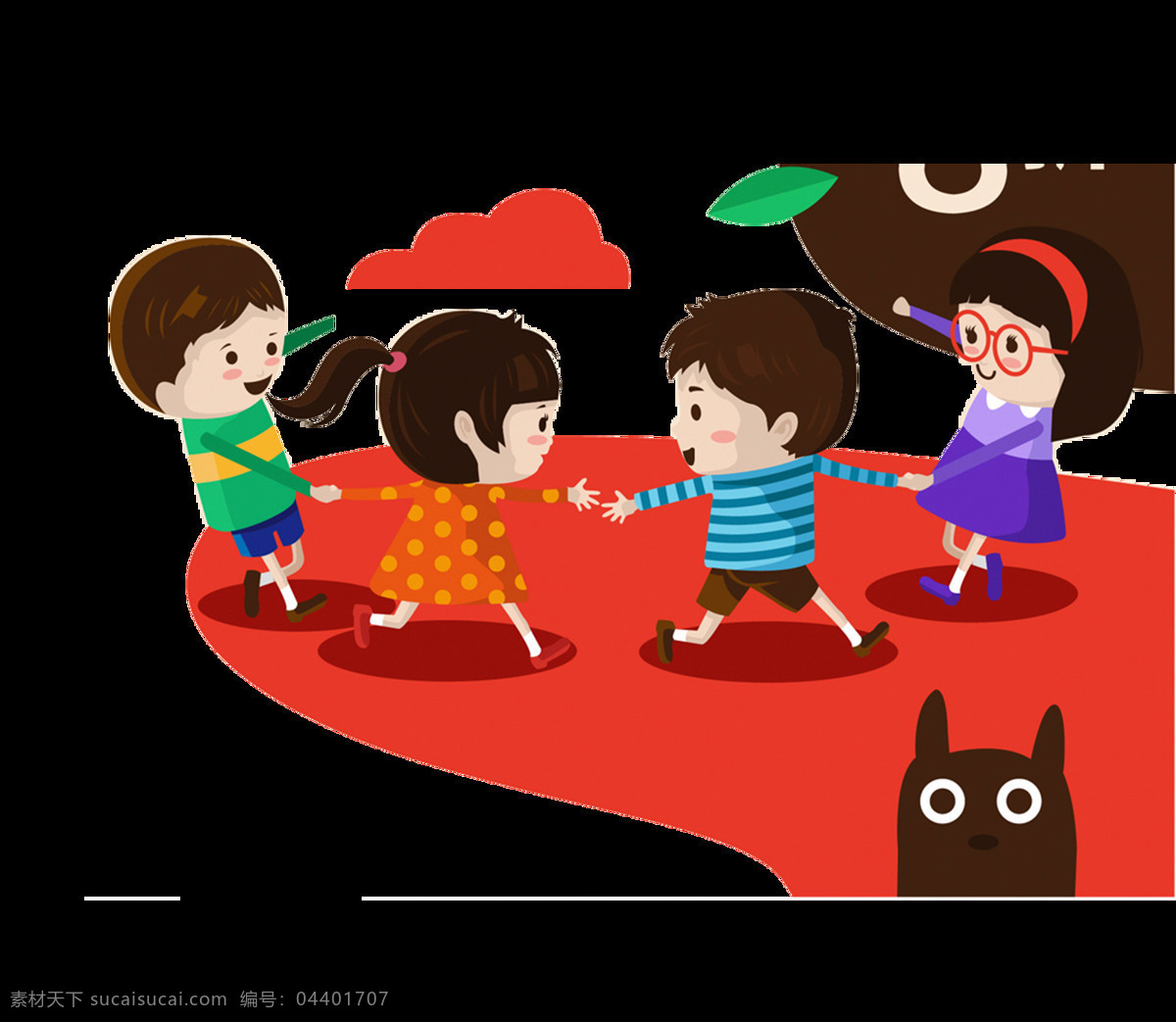 儿童游戏 插画 元素 png元素 儿童节 海报 免抠元素 童趣 透明元素